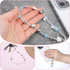 Josojoou 3Pcs Beaded Camera Wrist Strap, Cute Cellphone Lanyard Digital Camera Bracelet Wrist Lanyard, Bead Phone