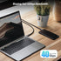 Cable Matters USB4 Cable 2.6 ft, 40Gbps, 8K Video, 240W Charging, PD 3.1, Thunderbolt 4, Compatible with iPhone 15 Pro