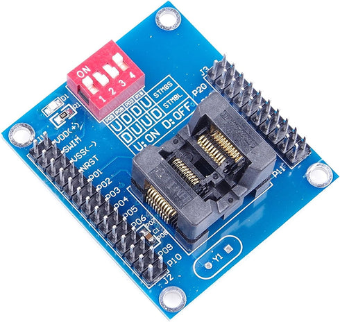 STEM8S 8L TSSOP20 Programming Block Test Station, Download Programmer, Offline Programmer Block