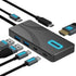 SABRENT USB C Hub 5-in-1 Docking Station, 10Gbps USB-A & USB-C Ports, 4K
