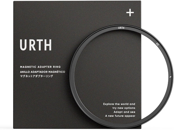 Urth 62mm Magnetic Lens Filter Adapter Ring, Screw-in Adapter for Magnetic Filter System