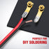 Nilight 50FT 12AWG Copper Clad Aluminum Wire, 12/2 Gauge Red Black Electrical Cable for Car Audio