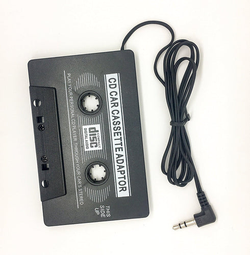 Master Cables Cassette 3.5mm MP3 Cassette Car Audio Adapter Universal Tape Adapter with AUX Cable Play Music from