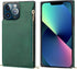 Bocasal Crossbody Wallet Case for iPhone 13 Pro Max, Green PU Leather Zipper Handbag with RFID Blocking Card Slot
