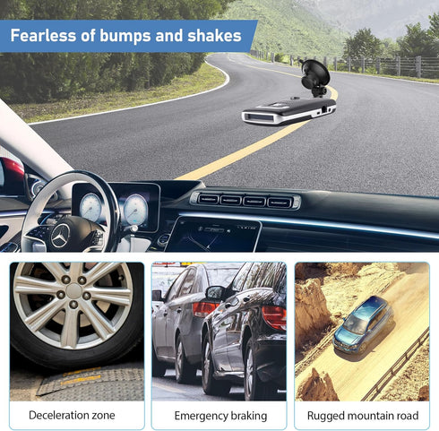 Windshield Radar Detector Mount | Suitable for Escort MAX, MAX 2, 2015-2019 MAX360 with Sliding Plate