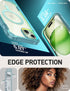 i-Blason Ares Case for iPhone 15/14/13 (6.1'') - Rugged Clear Bumper, Built-in Screen Protector, MagSafe Compatible