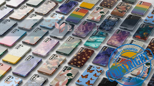 Esdot Samsung Galaxy S20 FE Case, Built-in Screen Protector with Fashionable Designs for Women, Protective Phone Case