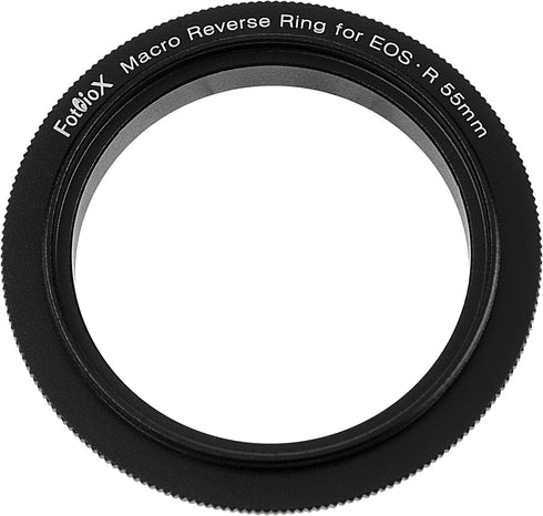 Macro Reverse Ring 55mm Adapter for Canon RF Mount to 55mm Filter Thread