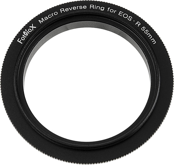 Macro Reverse Ring 55mm Adapter for Canon RF Mount to 55mm Filter Thread