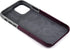 Dockem Wallet Case for iPhone 11 Pro, Built-in Metal Plate for Magnetic Mounting, Maroon and Grey