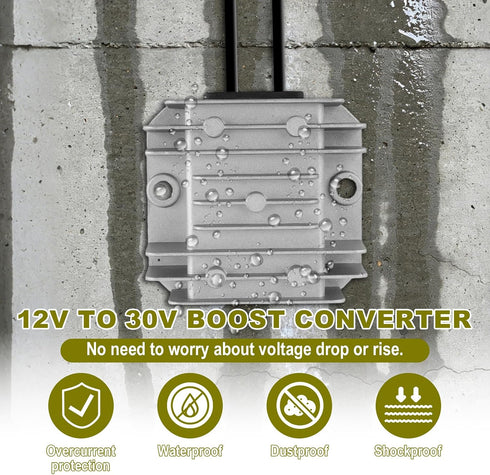 BTFO 12V/24V 30V 3.5A 9-28V Car Adapter for Starlink Mini, to DC Power Cable Supply Universal Input Power Converter