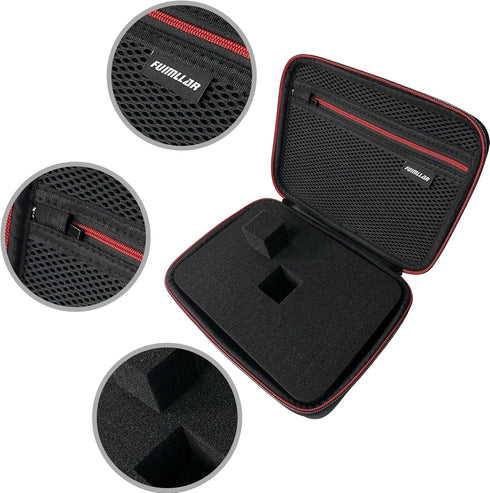 Fuimlar EVA Hard Case with Foam, 8.5 x 6.5 x 3.75 inch for Sports Cameras, Digital Products, Shockproof