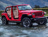 ONE250 Short Antenna, Compatible with Jeep Wrangler JK JKU JL JLU Rubicon Sahara Gladiator (2007-2024), Red