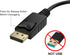 Moread DisplayPort (DP) to VGA Adapter, Gold-Plated Display Port to VGA Adapter (Male to Female) Compatible