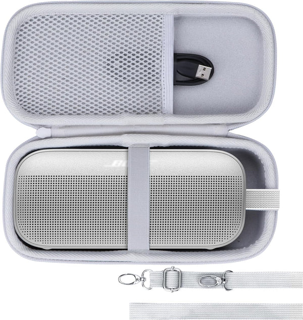 Hard Case for Bose New SoundLink Flex 2nd Gen/Bluetooth Portable Speaker, Off White