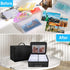 ENGPOW Fireproof Photo Storage Box with 16 Inner Photo Cases - Collapsible Portable Organizer with Lock and Handle