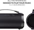Tyler Wireless Bluetooth Speaker, Water Resistant Boombox with Long Range 300 Watt, USB MP3 Micro SD AUX Inputs -