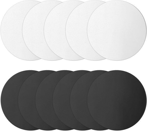 10PCS Phone Metal Plates for Magnetic Car Phone Holders, Strong Self-Adhesive Phone Metal Magnet Stickers for Magnetic