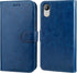 Bocasal iPhone Xr Wallet Case - PU Leather Magnetic Detachable Kickstand with Card Holder, Blue