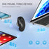 Uiosmuph BT5.1/5.0 2.4Ghz Mini Wireless Bluetooth Mouse for Travel, Silent Rechargeable Computer Mouse for Laptop