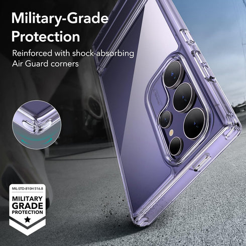 ESR Boost Series Case for Samsung Galaxy S24 Ultra, Purple, Military-Grade Drop Protection, 3 Stand Modes, Slim &