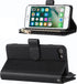 Jaorty Wallet Case Compatible with iPhone 7/8/iPhone SE 2nd 2020, 9 Card Slots, Wrist Strap, Stand Feature, Zipper Cash