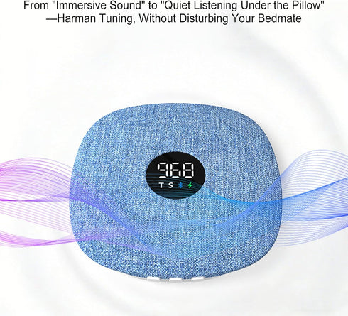 Generic 30H Pillow Speakers for Sleeping, Sleep Speaker Under Pillow Thin Wireless with Timer, Under The Pillows