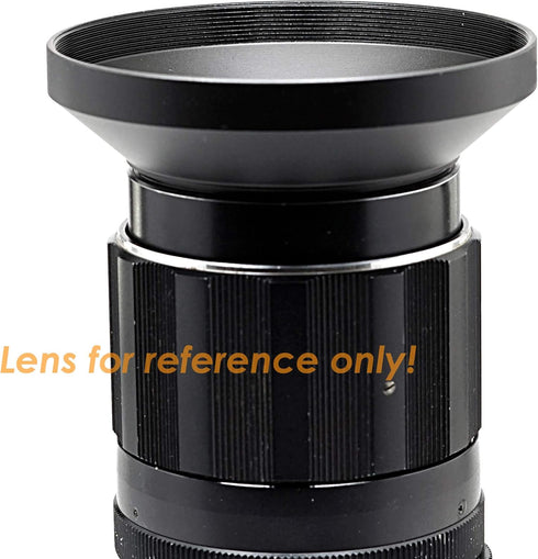 Fotasy 39mm Metal Wide Angle Lens Hood, Wide Lens Hood 39mm for Canon Fuji Leica Leitz Nikon Olympus Panasonic Pentax Sony Lens, 39mm Screw-in Lens Hood