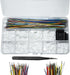 JST MX 1.25MM Connector Kit, 2/3/4/5/6/7/8/9/10 Pin Male and Female Micro Wire Connectors with 28AWG Pre-Crimped Cables