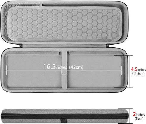 Geekria Hard Shell Protective Keyboard Carrying Case, Compatible with Magic Keyboard & Magic Mouse Combo