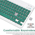 Rechargeable Bluetooth Keyboard and Mouse Combo, Ultra Slim Full-Size Keyboard and Ergonomic Mouse for Samsung Smart TV