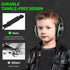 Green Wired Headphones for Boys & Girls - Lightweight, Portable On-Ear Youth Headphones for School & Travel, Compatible