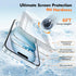 UNBREAKcable 3-Pack iPhone 15 Screen Protector, 9H Hardness, Shatterproof, HD Clear, Case Friendly, Easy Install Frame.