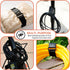 Elastic Hook and Loop Fastening Cable Strap, 12" (8 Pack) Silicone Anti-Slip Straps for Cord, Cable, Hose Organization