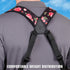 USA Gear DSLR Camera Strap Chest Harness with Quick Release Buckles, Floral Neoprene Pattern and Accessory Pockets