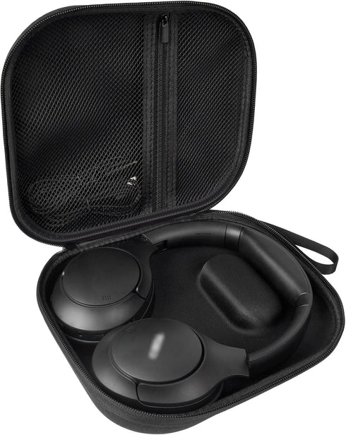 Headphone Case for TOZO HT2 Hybrid Active Noise Cancelling Headphones, Wireless Over Ear Earphone Bag - Black (Box Only)