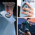 Magnetic Phone Ring Holder for iPhone, 2 in 1 Removable Magnetic Desk Stand Compatible with iPhone 15 14 13 12 Series