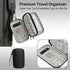 vigorm Travel Storage Box - Hard EVA Protective Cover for Mobile Power Bank, Charger, Cable, Phone and Accessories
