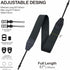 2" 2 Padwa Lifestyle Black Camera Strap - Wide Cotton Woven Genuine Leather Head Camera Straps,Complimentary Pcs Quick