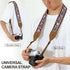 Padwa Lifestyle Embroidered Flower Camera Strap - 2" Wide Vintage Cowhide Strap for DSLR/SLR Cameras