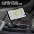 Scosche UHCUP2M-SP1 Universal Cup Phone Holder Mount - Adjustable Arms and Base, Fits Cupholder, 360 Degree Rotation