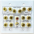 Speaker Wall Plate, 7.2 Home Theater, 2 RCA Wall Plate, Gold Plated Binding Posts for Speaker Setup