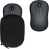 kwmobile Neoprene Case for Logitech M220 Silent / M235 / M185 - Soft Pouch Carry Bag for Mouse - Black