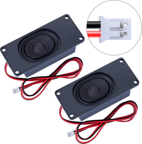 Miniature Loudspeaker 5 Watt 8 Ohm Passive Enclosed Audio/Woofer Speaker, Compatible with Arduino Board, JST-PH 2.0 mm