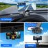 360° Rotating Car Dashboard Phone Clip Holder, Dash Steering Wheel Cell Phone Clamp Mount for 4-7 Inch Smartphones