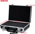 HUL 14in Two-Tone Aluminum Case with Customizable Pluck Foam Interior for Test Instruments, Tools, and Accessories