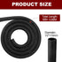 MTJSWXSY Black16ft-1/2inch Automotive Wire Loom High Temperature Braided Wraps, Split-Sleeve Heat Resistant Wiring
