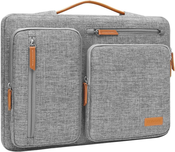 MOSISO 360 Protective Laptop Sleeve, Compatible with 17-17.3 inch Dell, HP, Lenovo, Asus, Side Open Bag with 4 Pockets