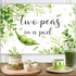 Diartpaint 7x5ft Twin Baby Shower Decorations Two Peas in A Pod Backdrop Greenery Twins Gender Reveal Decors Backdrop