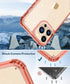 MIODIK Compatible with iPhone 13 Pro Case, Clear Glitter Protective Shockproof Phone Case with Screen and Camera Lens